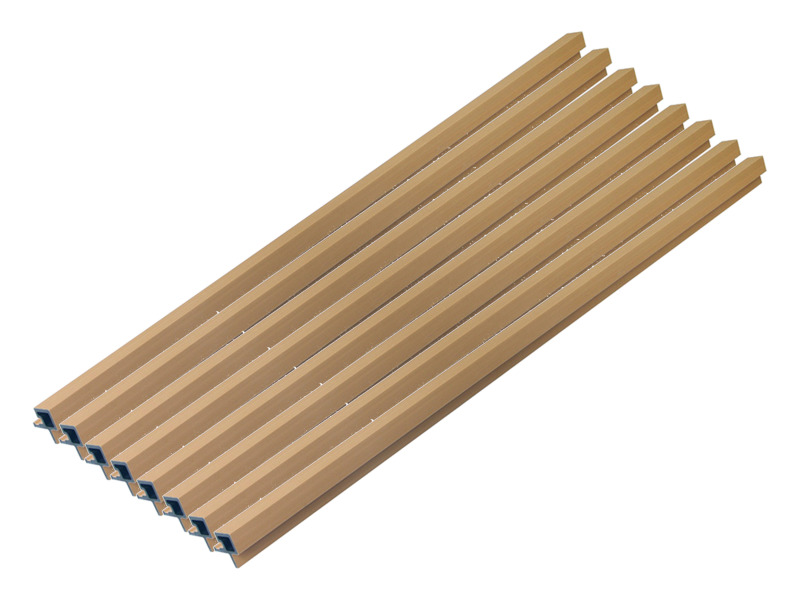 Home Deluxe WPC rohová lišta »Sano«, pro obklad fasád (8dílná sada, teak)