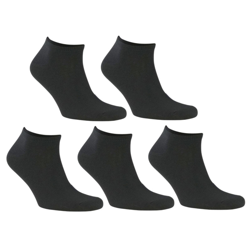 5PACK ponožky Bellinda nízké černé (SS485508) L