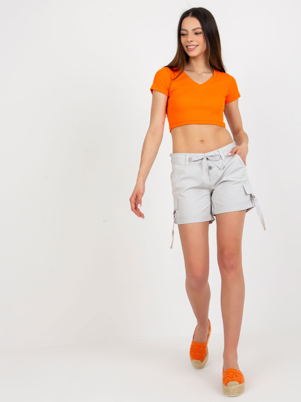 Dámské kraťase D60530Z62009K Fresh Made Barva: Šedá - světle, Velikost: S