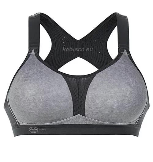 Dámská sportovní podprsenka dynamiX star 5537 Heather grey - Anita sv.šedá-tm.šedá 90E