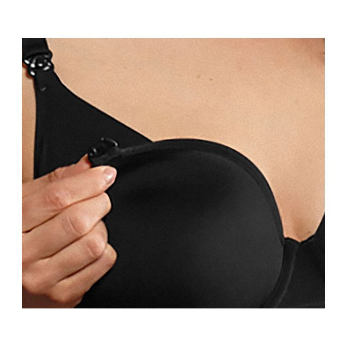 Miss Anita podprs. na kojení s kost. košíčky se spacer-výztuží 5010 black - Anita Maternity 001 black 90B