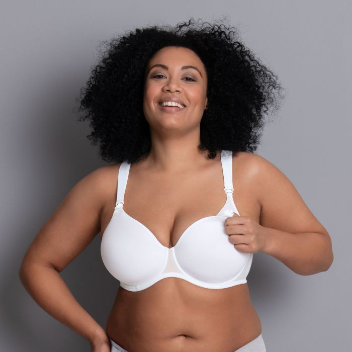 Miss Anita podprs. na kojení s kost. košíčky se spacer-výztuží 5010 white - Anita Maternity 006 white 85D