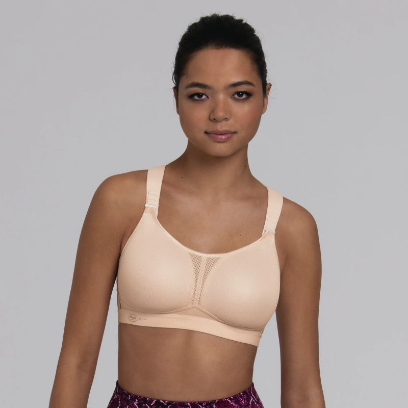 Dámská sportovní podprsenka ACTIVE dynamiX star 5537 Smart rose - Anita tělová/peau rose/ 90A