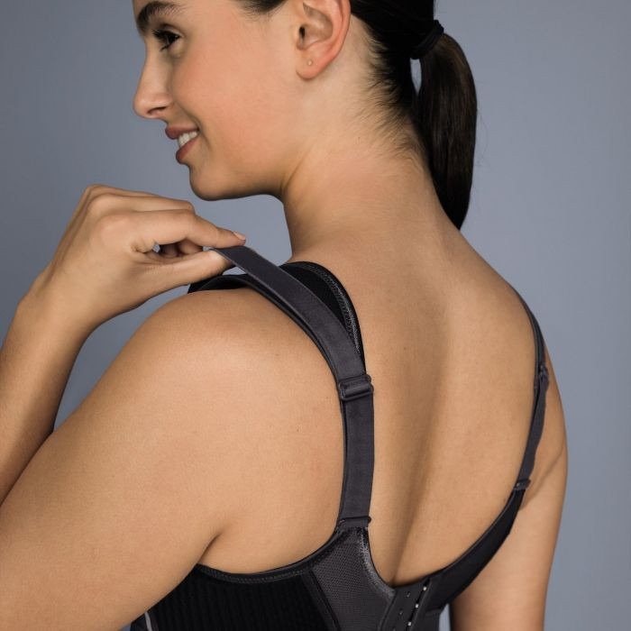 extreme control plus sportovní podprsenka Full Cup 5567 black/anthracite - Active 445 black/anthracite 95I