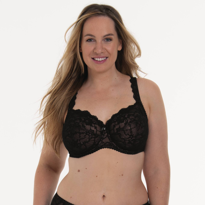 Bobette podprsenka s kosticí Full Cup 5289 black - RosaFaia 001 black 70H