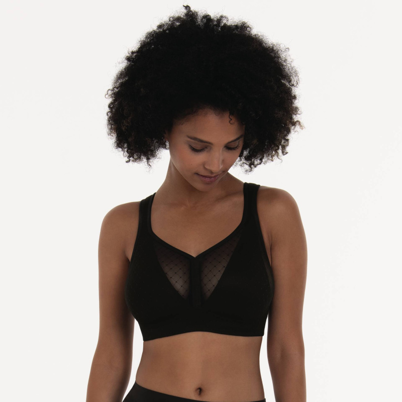 Eve soft podprsenka s pěnovou výztuží model 18807881 černá RosaFaia 75D - Rosa Faia