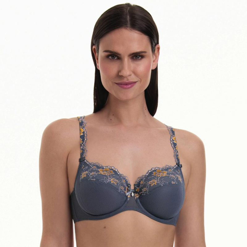 Dámská podprsenka Colette s kosticí 5248 469 Sky grey - Anita tmavě šedá 85D