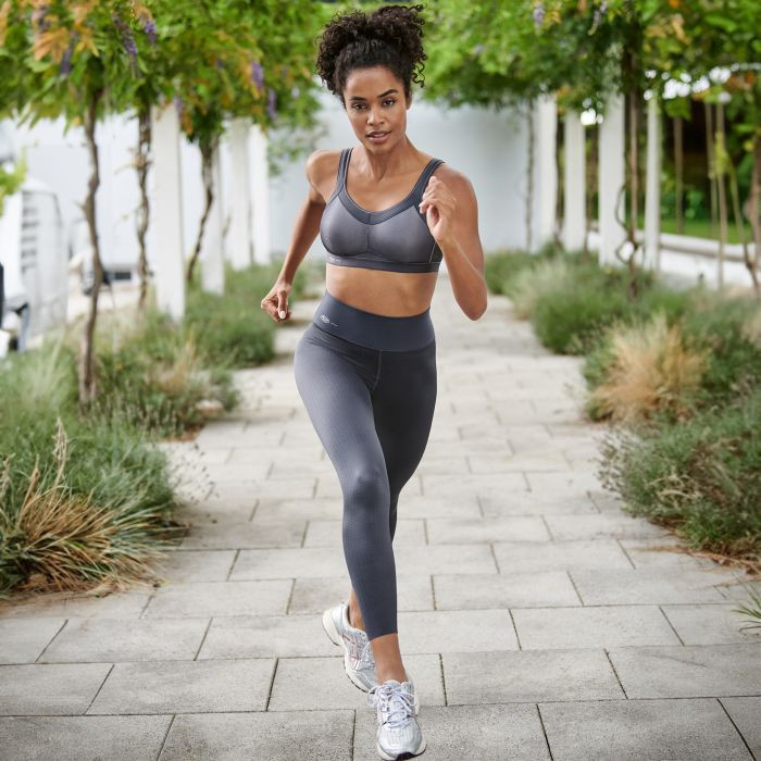 momentum sportovní podprsenka moldovaná 5529 antracit - Active Anita 408 antracit 100D