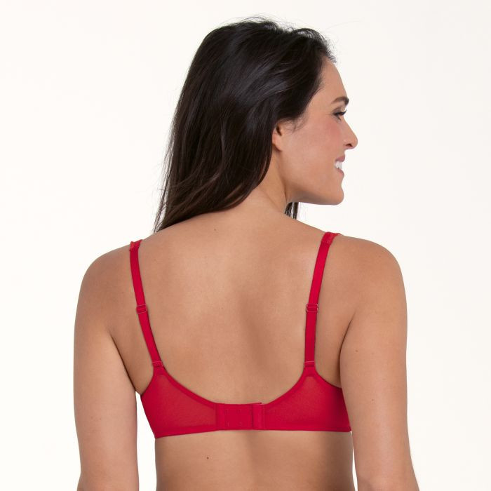 Selma podprsenka s kosticí košíčky se spacer-výztuží 5637 red - RosaFaia 265 true red 80E