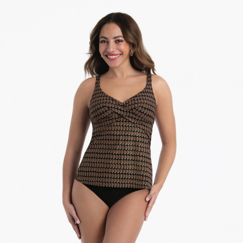 Style Maily Top tankini - horní díl 8884-1 black - RosaFaia 001 black 38E