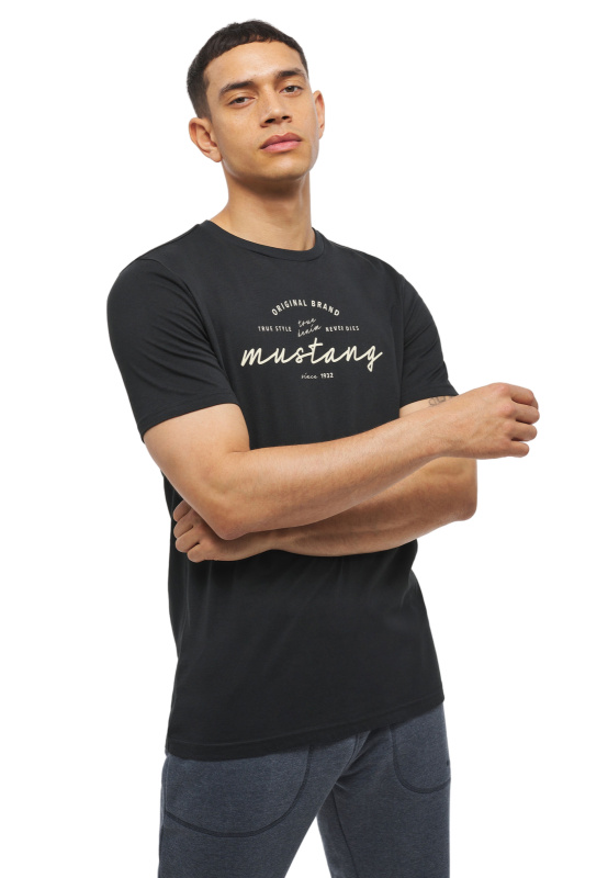 Pánské tričko  MUSTANG  černé - L
