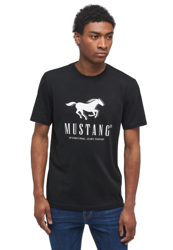 Pánské tričko  MUSTANG černé - M