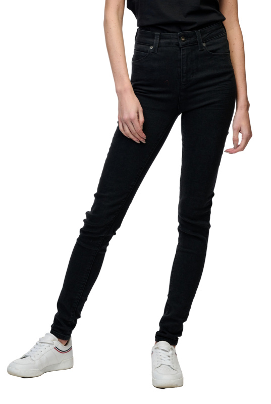 Dámské džíny MUSTANG Georgia Super Skinny černé-32/32