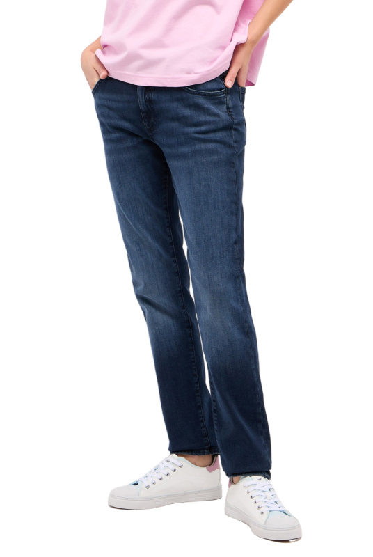 Dámské džíny MUSTANG Crosby Relaxed Slim tmavě modré-seprané-31/32