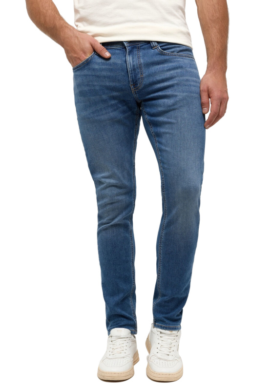 Pánské džíny MUSTANG Oregon Slim K klasicky modré-seprané-34/32