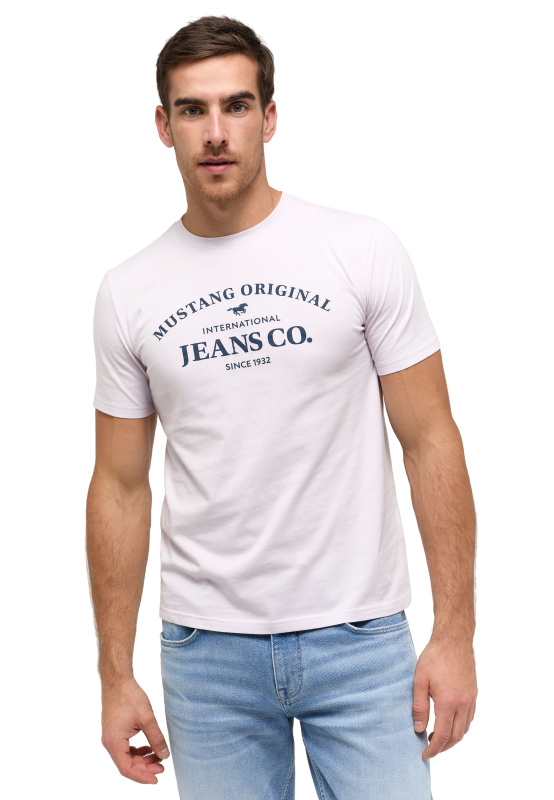 Pánské tričko k.r. MUstang růžové-XXL