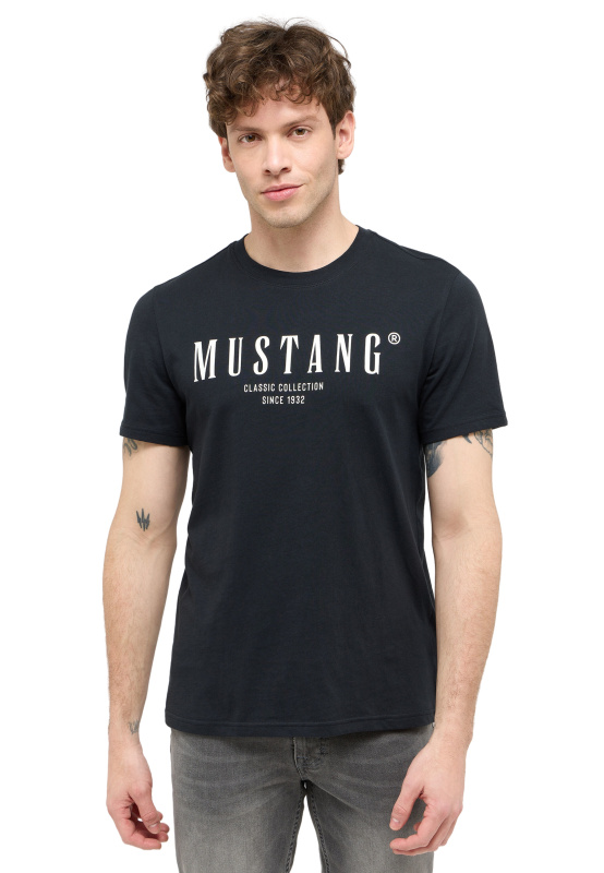 Pánské tričko k.r. MUSTANG  černé-XXL