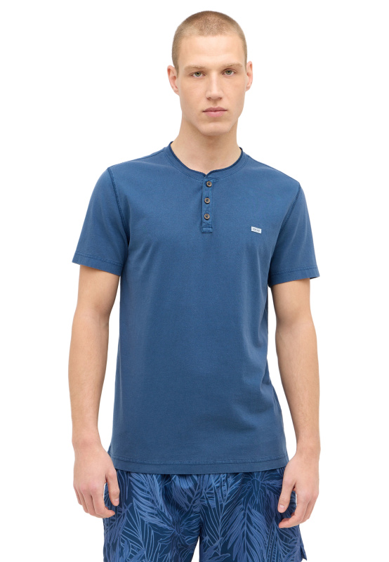 Pánské tričko k.r. MUSTANG modré-L