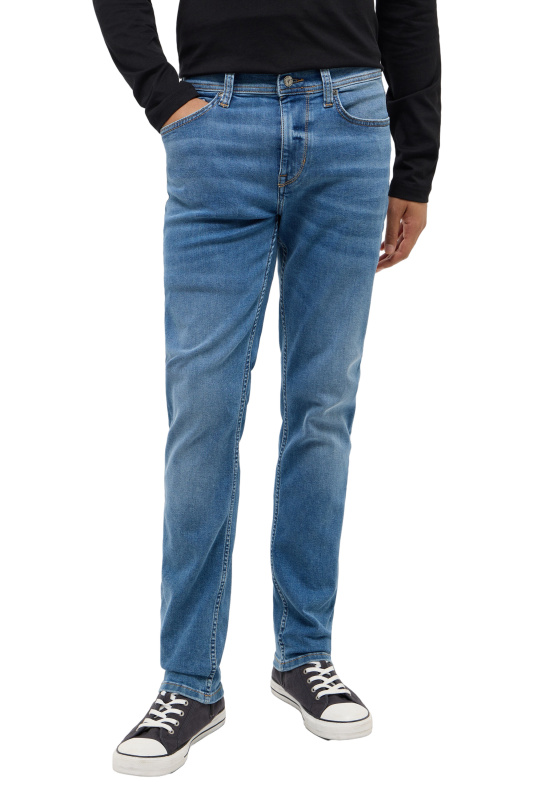 Pánské džíny MUSTANG Vegas Slim klasicky modré-seprané-36/32
