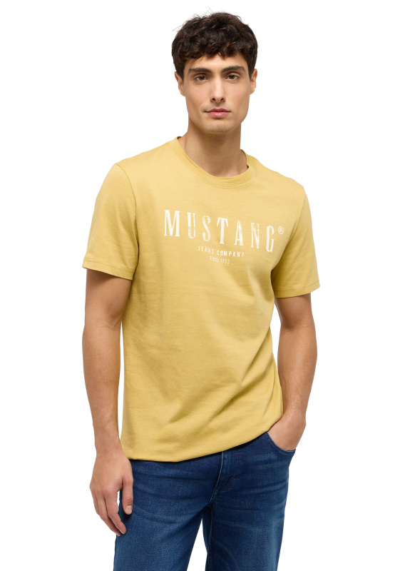Pánské tričko k.r. MUSTANG žluté-S
