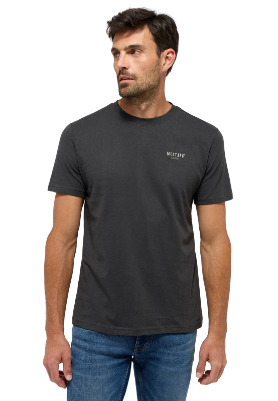 Pánské tričko k.r. MUSTANG šedé-XL