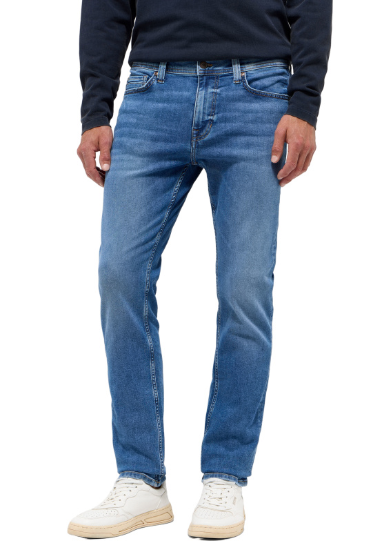 Pánské džíny MUSTANG Vegas Slim klasicky modré-seprané-31/32