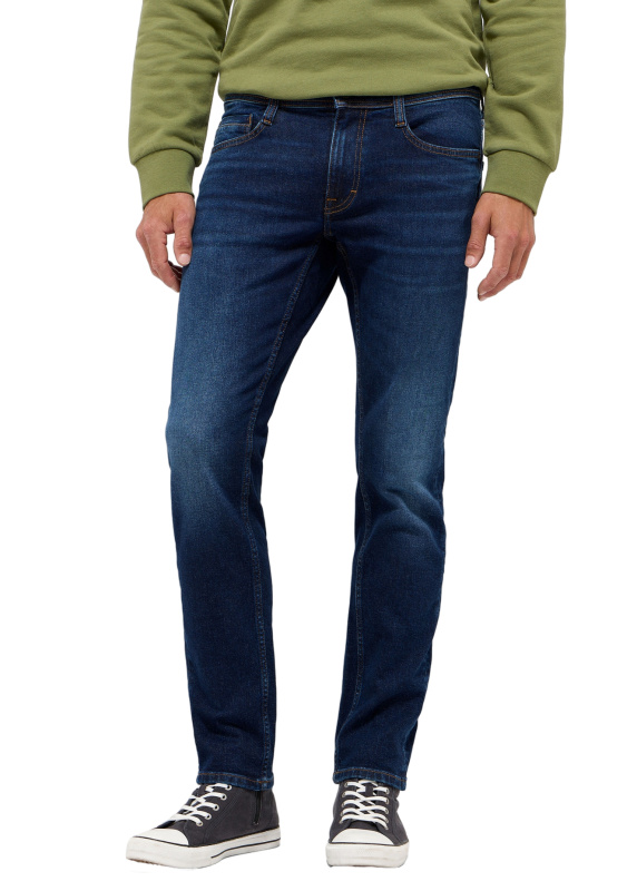 Pánské džíny MUSTANG Vegas Slim klasicky modré-seprané-34/34
