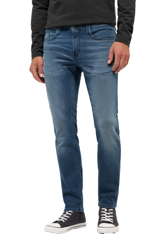 Pánské džíny MUSTANG Oregon Slim K klasicky modré-seprané-34/32