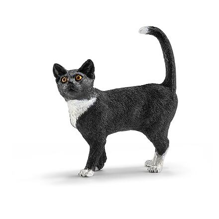 Schleich Zvířátko - kočka stojící