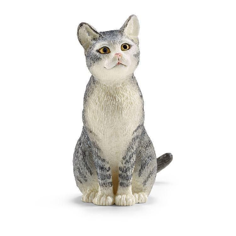 Schleich Zvířátko - kočka sedící