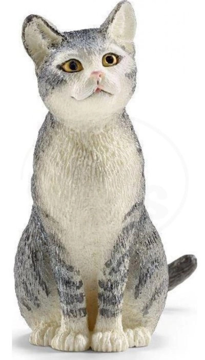 Schleich Zvířátko - kočka sedící