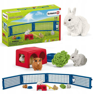 Schleich 42500 Oplocená aréna pro králíky a morčata