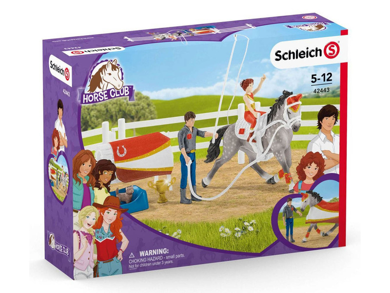SCHLEICH Horse Club® 42443 Mia a set pro vaulting
