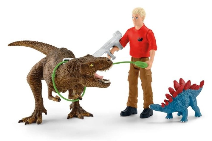 Schleich Útok Tyranosaura Rexe