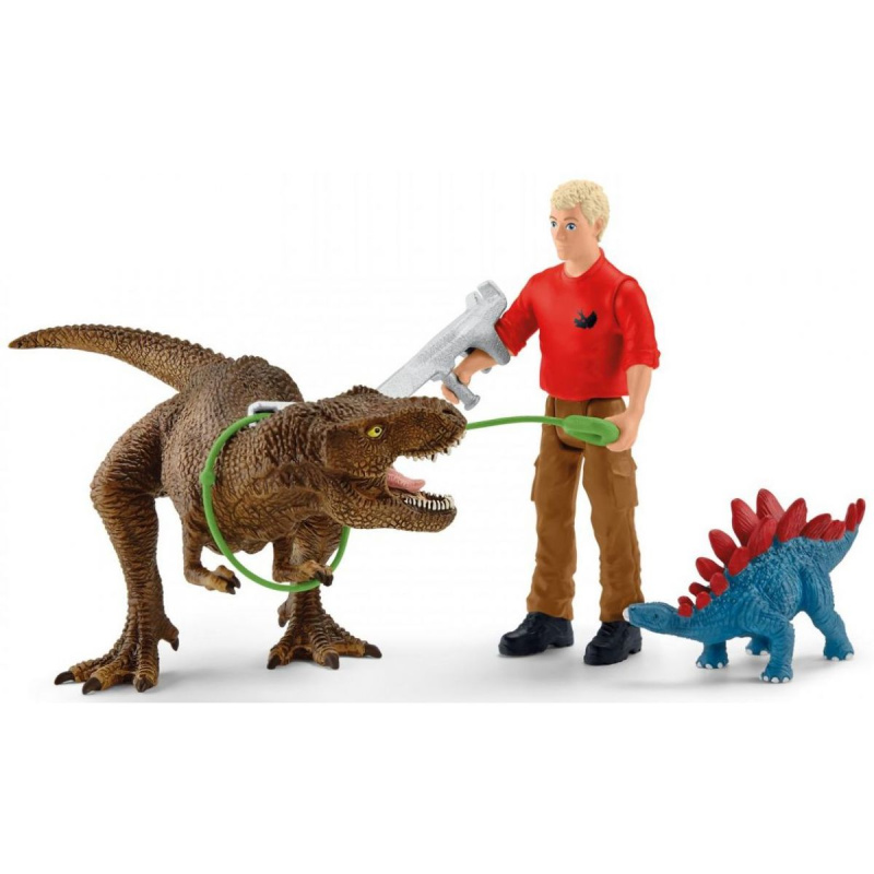 Schleich Útok Tyranosaura Rexe