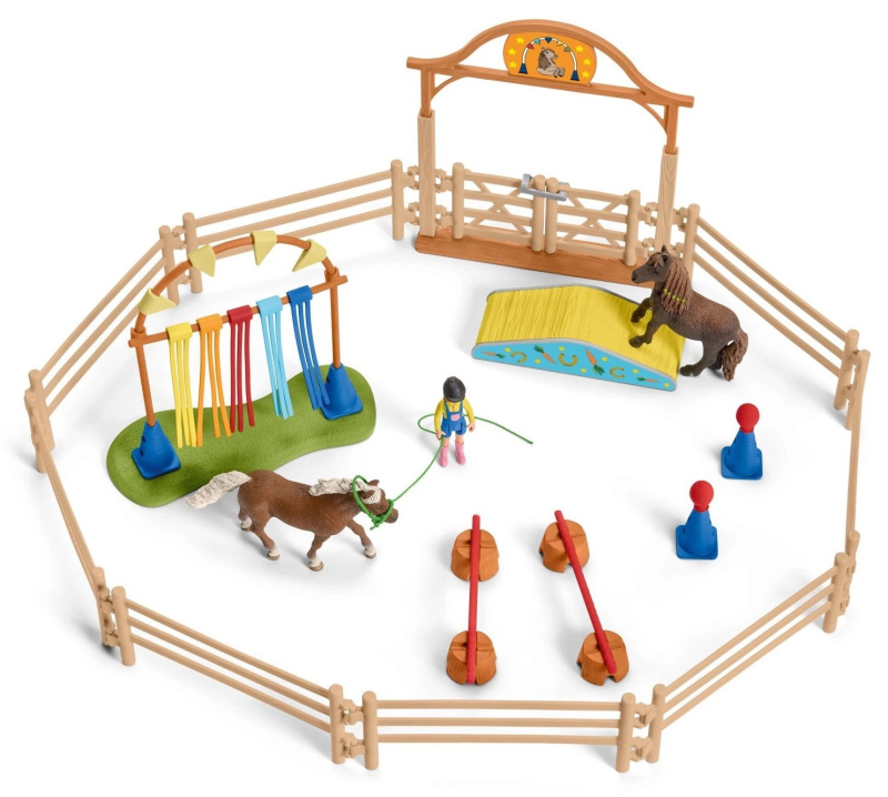 Schleich 42481 Trénink v agility pro poníky