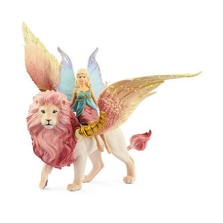 Schleich Bayala Elfí víla na okřídleném lvovi