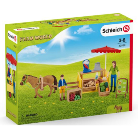 Schleich Mobilní farmářský stánek