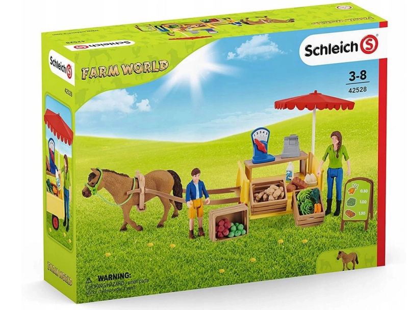 Schleich Mobilní farmářský stánek
