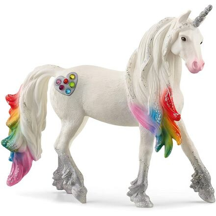 Schleich Jednorožec hřebec srdíčkový duhový