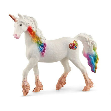 Schleich Jednorožec kobyla srdíčková duhová