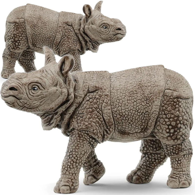 Schleich Zvířátko - Mládě nosorožce indického