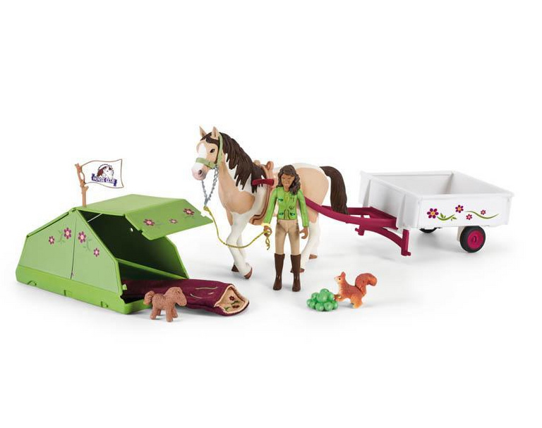 Schleich HORSE CLUB Sarah – sada na kempingový výlet