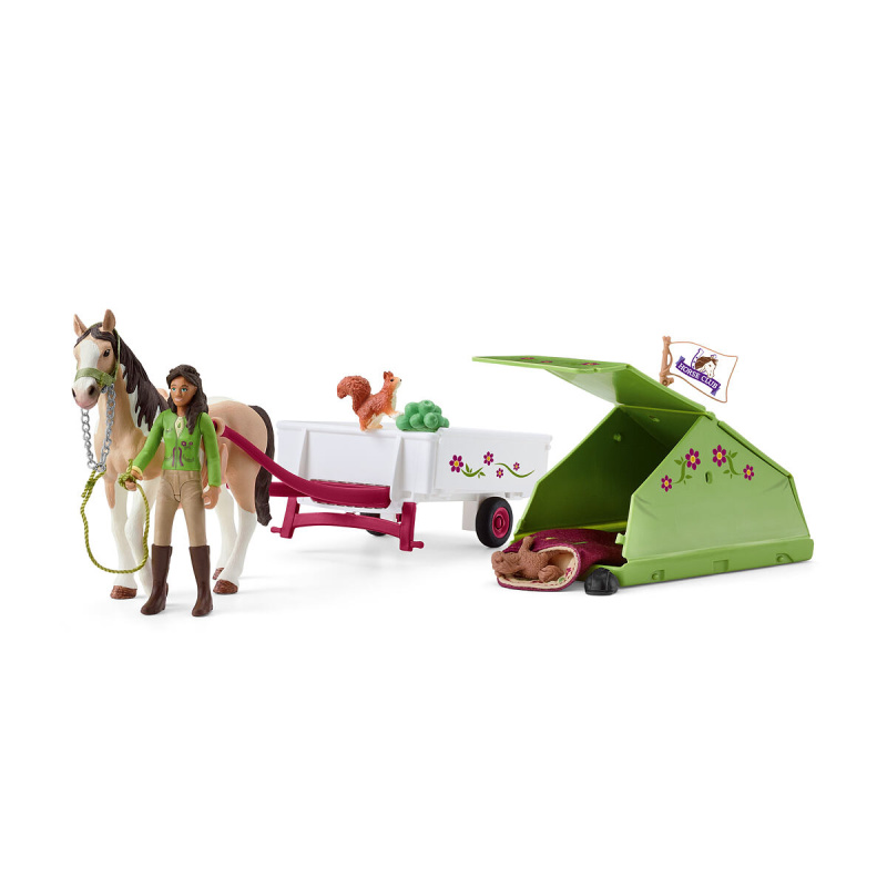 Schleich HORSE CLUB Sarah – sada na kempingový výlet