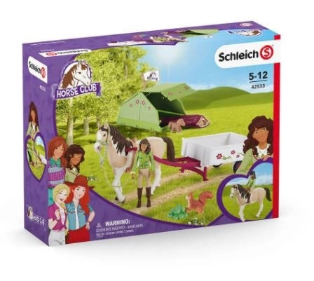 Schleich HORSE CLUB Sarah – sada na kempingový výlet