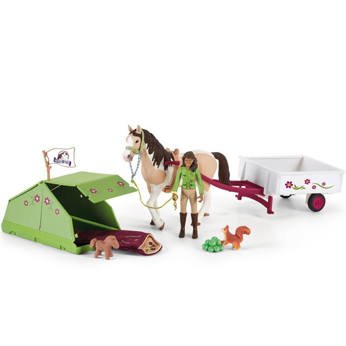 Schleich HORSE CLUB Sarah – sada na kempingový výlet