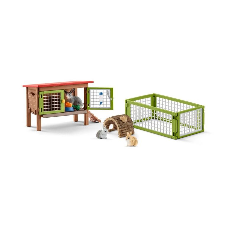 Schleich - Farma, Králíkárna se zvířátky a příslušenstvím