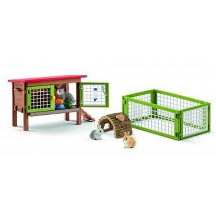 Schleich - Farma, Králíkárna se zvířátky a příslušenstvím
