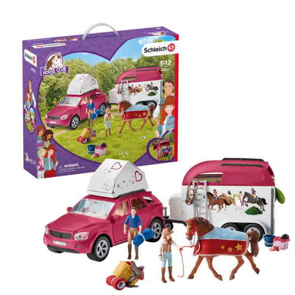 Schleich - Jezdecký klub, Dobrodružství s autem a přívěsem na koně