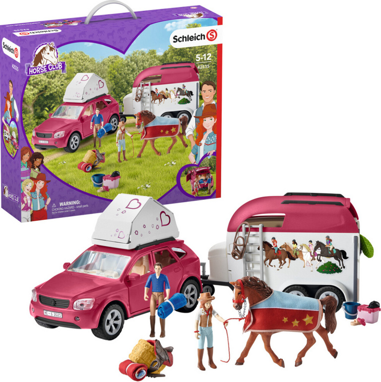 Schleich - Jezdecký klub, Dobrodružství s autem a přívěsem na koně